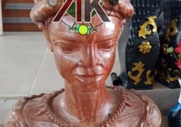 Wooden Bust Sculpture