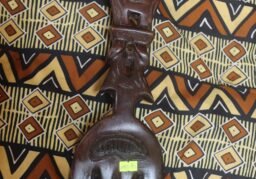 Handmade Wooven Fork with Carved Face
