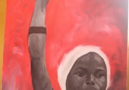 Abibitumi (Black Power) Fist Painting