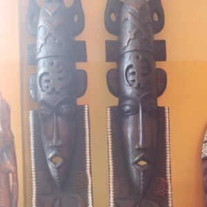 Yaa Asantewaa Masks - Pair