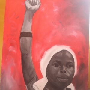 Abibitumi (Black Power) Fist Painting