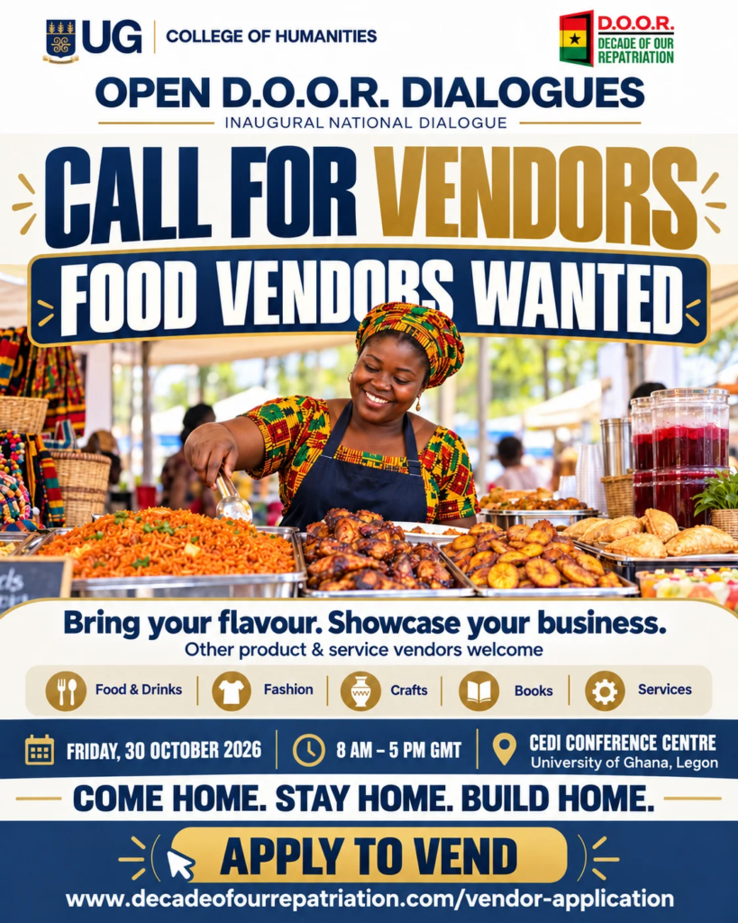 8 days left — Open D.O.O.R. Dialogues: food vendors wanted